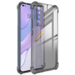 IMAK Silky Anti-drop TPU Soft Cover + Screen Protector Film for Huawei nova 7 5G – Grey