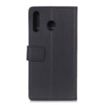 Phone Cover Wallet Leather Stand Protective Case for Huawei Y6p – Black