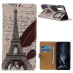 Pattern Printing PU Leather Wallet Stand Phone Shell for Huawei Enjoy 10s – Tower