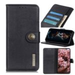 KHAZNEH Wallet Leather Case Cover for Huawei Y8p/Enjoy 10s – Black