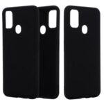 Liquid Silicone Shell Protective Case for Honor 9A – Black