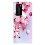 Pattern Printing TPU Soft Phone Back Case for Huawei P40 Pro – Flower