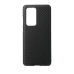 PU Leather Coated Hard PC Phone Case for Huawei P40 – Carbon Fiber