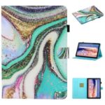 Pattern Printing Card Slots Stand Flip Leather Protective Cover for Huawei MediaPad T5 10.1 – Glittery Elements