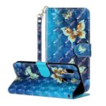 Light Spot Decor Pattern Printing Case Wallet Stand Leather Shell for Huawei P20 Lite (2018)/Nova 3e (China) – Butterfly