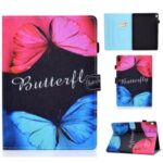 Pattern Printing Leather Card Holder Tablet Case for Lenovo Tab M10 TB-X605F – Butterfly