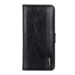 PU Leather Wallet Stand Cell Phone Case for Motorola Moto G8 Power Lite – Black