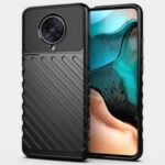 Thunder Series Twill Texture Cover Soft TPU Phone Case for Xiaomi Redmi K30 Pro/Poco F2 Pro – Black