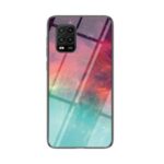 Starry Sky Pattern Tempered Glass + PC + TPU Combo Shell for Xiaomi Mi 10 Lite 5G – Color Sky