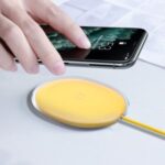 BASEUS CW-YMS 15W Jelly Wireless Phone Charger Pad Station – Yellow