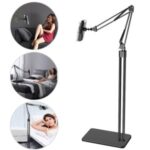 BX-52 Foldable Tablet Mobile Phone Floor Stand Flexible Lazy Phone Bracket Desktop Mount