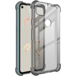 IMAK Silky Anti-drop TPU Case + Screen Protector Film for Google Pixel 4a – Grey