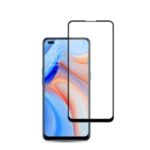 MOCOLO Silk Print Tempered Glass Screen Protector for Oppo Reno4 5G – Black