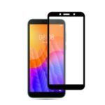 MOCOLO Silk Printing Anti-explosion Tempered Glass Full Size Screen Film for Huawei Y5p/Honor 9S – Black