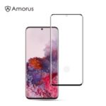 AMORUS for Samsung Galaxy S20 Full Coverage 3D Curved Full Glue Tempered Glass Screen Guard Film [Support Ultrasonic Fingerprint Unlock]
