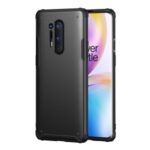Matte PC + TPU Combo Shockproof Mobile Phone Cover for OnePlus 8 Pro – Black