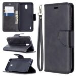 Wallet Stand PU Leather Phone Protection Case for Nokia 1.3 – Black