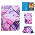 Pattern Printing Universal Leather Case with Card Slots for 7-inch Tablet – Geometric Pattern
