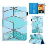 Pattern Printing Universal Leather Protective Case with Card Slots for 8-inch Tablet – Stone Grain