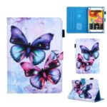 Pattern Printing Universal Leather Shell with Card Slots for 10-inch Tablet – Butterfly