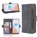 Multiple Card Slots Leather with Wallet Phone Back Shell for Oukitel C18 Pro – Black