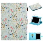 Pattern Printing Card Holder Stand Leather Tablet Case for 8-inch Tablets – Floret
