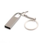 Waterproof USB Flash Drive Super Mini Metal 32GB with Keychain – Grey