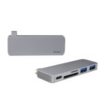WIWU T6 5 in 1 Hub Type-C to 2xUSB3.0 + PD + SD + Micro SD Adapter Converter