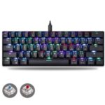 MOTOSPEED CK61 RGB Mechanical Gaming Keyboard 61 Keys Keyboard Blue Switch