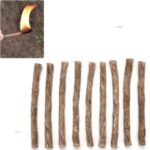 10PCS/Pack Outdoor Survival Camping Waterproof Fire Lighter Waxed Ropes Waxed Hemp Twine