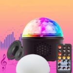 USB Built-in Battery Remote Control LED Stage Light Sound Activated Magic Ball