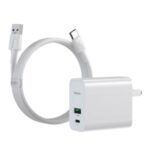 BASEUS VOOC Quick Charger Set 30W Wall Charger with USB to Type-C Charging Cable (CN Standard Plug)