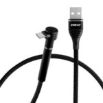 HAT PRINCE ENKAY ENK-CB105 USB 2.0 to Type-C 2.4A 1m Charging Data Sync Cord Cable for Samsung HTC Huawei Etc – Black