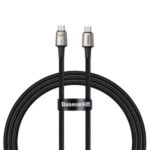 BASEUS 100W 5A Fast Charge Nylon Braided Type-C Cable Data Sync 1.2m