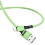 USAMS US-SJ435 U52 Type-C USB Data Sync Charging Cable 1m for Samsung Huawei Xiaomi – Green
