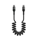 MCDODO MDD PD 60W Type-C to Type-C Data Coiled Cable Charging Cord