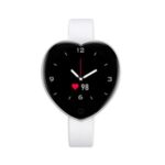 T52 Color Screen Fitness Tracker Blood Pressure Heart Rate Monitor Smart Watch for Women – White