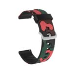 22mm Camouflage Pattern Flexible Silicone Watch Strap for Huawei Watch GT/Watch GT 2e/GT 2 – Style A