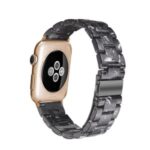 Resin Watch Strap Replacement for Apple Watch Series 5/4 40mm, Series 3/2/1 38mm – Black/White
