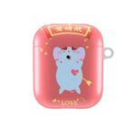 Pattern Printing IMD TPU Protective Case for Apple AirPods with Wireless Charging Case (2019)/AirPods with Charging Case (2019)/(2016) – Love Rat