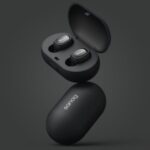 T3 In-ear TWS HiFi Stereo Music Bluetooth Headsets with Charing Bin – Black