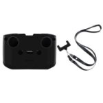Remote Control Silicone Case + Neck Strap for DJI Mavic Air 2 Drone Remote Control – Black