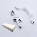 Bath Nozzle Cleaning Shower Head – Electroplating Nozzle+Pipe+Stand+Paper Box