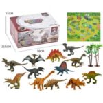 Children Kids Dinosaur Toys Dinosaur Figures Activity Play Mat – Twelve Solid Dinosaurs