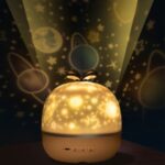 Starlight Lamp Projector Night Light Bedside Creative Rotating Music Box (Plug-in)