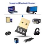 Bluetooth 5.0 Dongle Adapter USB Dongle Wireless Bluetooth Receiver Transmitter Device for PC