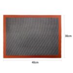 Non-stick Perforated Silicone Mat for Oven Foil Coating Tool for Cookies/PAN/ Biscuits – 40x30cm, Right-angle