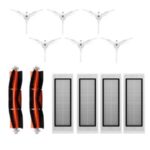 Accessories for XIAOMI Roborock 6Pcs Side Brush 4Pcs Filter 2Pcs Main Brush Suitable for Vacuum Cleaner Roborock S50