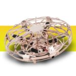 Mini Flying Cool Light Induction Suspension Drone Hand-held Gesture Remote Quadcopter Flying Toy Gift – Gold