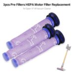 Pre Filters HEPA Motor Filter Replacement for Dyson V7 V8 Vacuum Cleaner – 3Pcs/Set